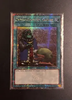 Yugioh Upstart Goblin Ra03-en096 Qcsr 1. Edition Mint Quarter Century Sec. Rare - Image 1