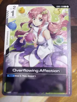 Gundam Card Game Overflowing Affection GD01-118 U - Image 1