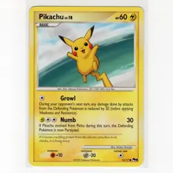 Pokemon TCG Pikachu 015/017 POP Series 9 Regular Common Card EN-LP 2009 - Image 1