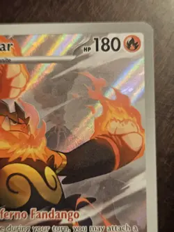 Emboar 098/086 Sv: White Flare Holo ENGLISH NM Pokemon TCG Full Art Card - Image 3