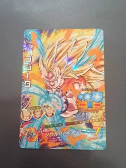 Dragon Ball Heroes SS3 Gogeta HJ6-49 Rare Holo Foil Card - Image 1