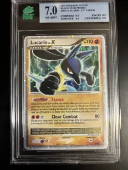 Pokemon Card Lucario Lv. X MNT 7 DP12 Diamond & Pearl Black Star Promo 2007 - Image 1