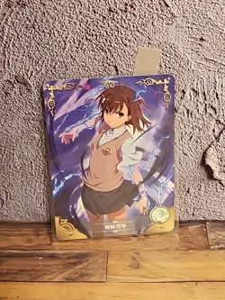 Goddess Story 2M10 Doujin Holo R Card 08 - Magical Index Misaka Mikoto - Image 2