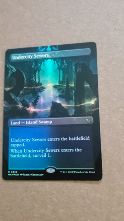 MTG Underworld Sewers Borderless Foil Mint Murders at Karlov Manor MKM #332 - Image 2