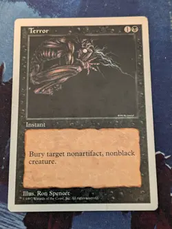 1x Terror - MTG Core Set 5th Edition - Light Play - Image 1