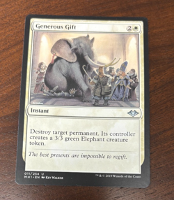 MTG Modern Horizons - 1x Generous Gift - NM - Image 1