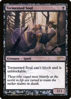 Tormented Soul -Foil Medium Play MTG Promos: WPN and Gateway - Image 1