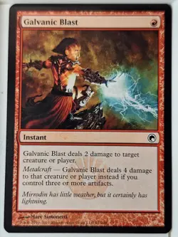 Galvanic Blast - Scars of Mirrodin - Magic the Gathering MTG Nice! - Image 1