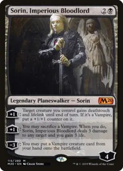 Sorin, Imperious Bloodlord -Foil Medium Play MTG Promo Pack: Core Set 2020 - Image 1