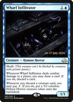 Wharf Infiltrator -Foil Medium Play MTG Promos: Prerelease Cards - Image 1