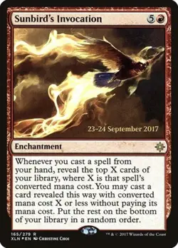 Sunbird's Invocation -Foil Medium Play MTG Promos: Prerelease Cards - Image 1