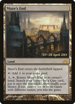 Maze's End -Foil Medium Play MTG Promos: Prerelease Cards - Image 1