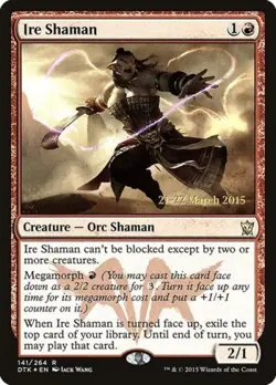 Ire Shaman -Foil Medium Play MTG Promos: Prerelease Cards - Image 1