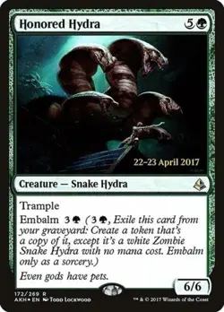 Honored Hydra -Foil Medium Play MTG Promos: Prerelease Cards - Image 1