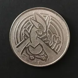 Lugia Pokemon Coin Metal Wizards 2001 Silver Original WOTC Of The Coast RARE - Image 1
