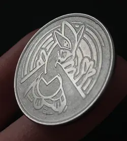 Lugia Pokemon Coin Metal Wizards 2001 Silver Original WOTC Of The Coast RARE - Image 3