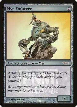 Myr Enforcer -Foil Medium Play MTG Promos: FNM - Image 1