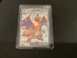 POKEMON BLACK STAR PROMO CHARIZARD EX SVP 056 FULL ART NM TO MINT - Image 1