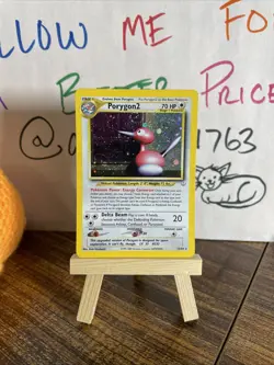 ✨ Pokemon Porygon2 #12 Neo Revelation Double” Holo Error SWIRL ✨ - Image 1
