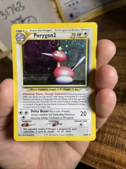 ✨ Pokemon Porygon2 #12 Neo Revelation Double” Holo Error SWIRL ✨ - Image 4