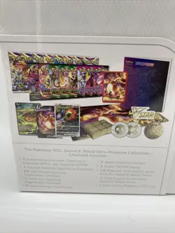 Pokemon TCG Sword & Shield Ultra Premium Collection Box Charizard Sealed UPC 820650851117 - Image 4
