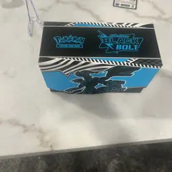 Pokemon TCG Black Bolt Elite Trainer With Stock And Playing Items (NO PACKS) - Image 2