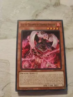 Yugioh! Aiza the Dragoness of Deranged Devotion - LEDE-EN088 - Common - 1st Edit - Image 1