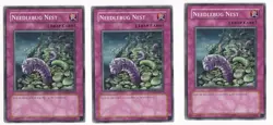Yugioh 3x Needlebug Nest TDGS-EN079 Unlimited x3 - Image 1
