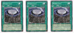 3X Worm Call - TSHD-EN056 3 x3 Yugioh Yu Gi Oh! Playset 1st Edition - Image 1