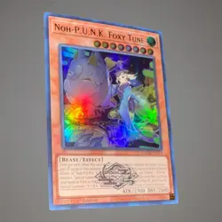 Yugioh Tcg- Noh-P.U.N.K Foxy Tune BLMR-EN063 1st Edition Secret Rare - Image 2