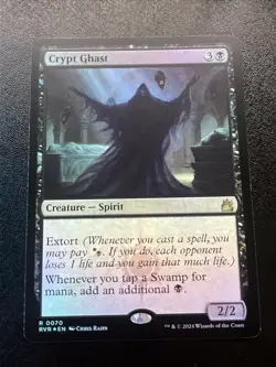 Crypt Ghost - Foil - Ravnica Remastered - 070 - MTG Pack Fresh/NM - Image 1