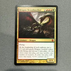 Magic The Gathering Alara Reborn Dragon Broodmother #53/145 MTG TCG Near Mint - Image 1