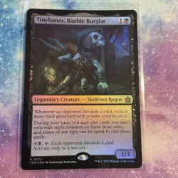 Tinybones, Bauble Burglar (FOIL) x1 - MTG Foundations FDN #72 - Image 1