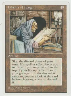 MTG Single Library of Leng 4th Edition Regular Uncommon - Image 1