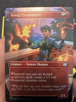 Young Pyromancer (Borderless) Double Masters 2022 Foil - Image 1