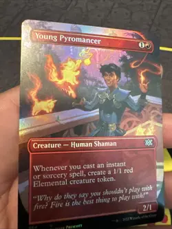 Young Pyromancer (Borderless) Double Masters 2022 Foil - Image 2