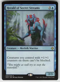 MTG Ixalan #59 Herald of Secret Streams Lightly played tcg - Image 1