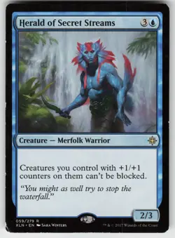 MTG Ixalan #59 Herald of Secret Streams Lightly played tcg - Image 1