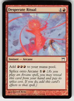 MTG Champions of Kamigawa #163 Desperate Ritual Lightly played tcg - Image 1