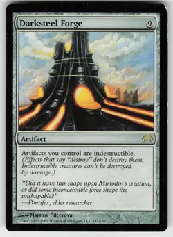 MTG Planechase #111 Darksteel Forge Moderately played tcg - Image 1
