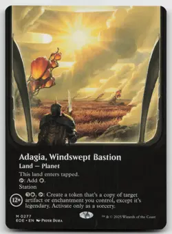 MTG Edge of Eternities #250 Adagia, Windswept Bastion Near Mint or Better tcg - Image 1