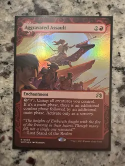 Aggravated Assault Wilds of Eldraine: Enchanting Tales Foil - Image 1