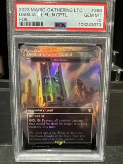 MTG Osgiliath, Fallen Capital - Kor Haven - Foil - Borderless, --- PSA 10 --- - Image 1