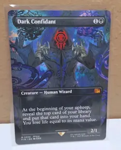 Dark Confidant (Borderless) Magic The Gathering Final Fantasy Regular Non Foil - Image 1