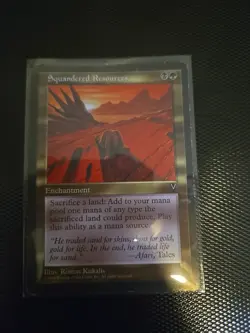 1X Squandered Resources Visions Magic the Gathering HP 4 Available - Image 3