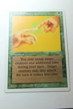 MTG Instill Energy x1- -Revised Edition-Lightly Played - Image 1