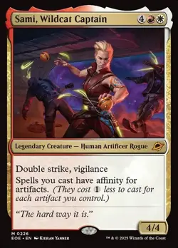 Sami, Wildcat Captain X1 FOIL -NM/M- Edge of Eternities - Image 1