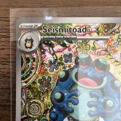 Pokemon Seismitoad Full Art Black Bolt Card 105/086 NEAR MINT - Image 2