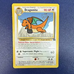 Dragonite 5 WOTC Black Star Promo Card Pokemon The First Movie - Image 1