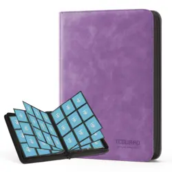 TCGUARD Trading Card Binder, 9 Side Loading Pocket Card Album Hold Up to 540 ... - Image 1